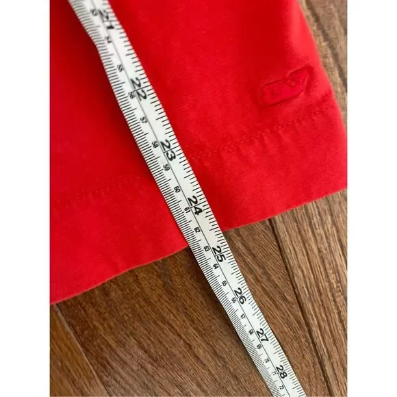 Vineyard vines red with navy trim blouse xs - Picture 8 of 9